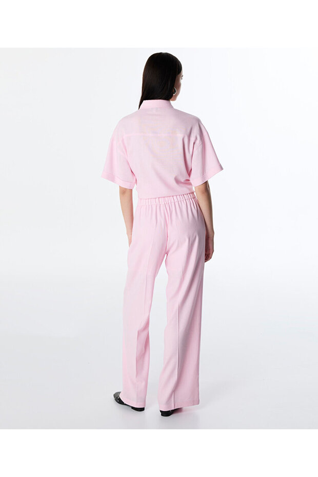 STRAIGHT FİT ELASTİK BEL PANTOLON - 6