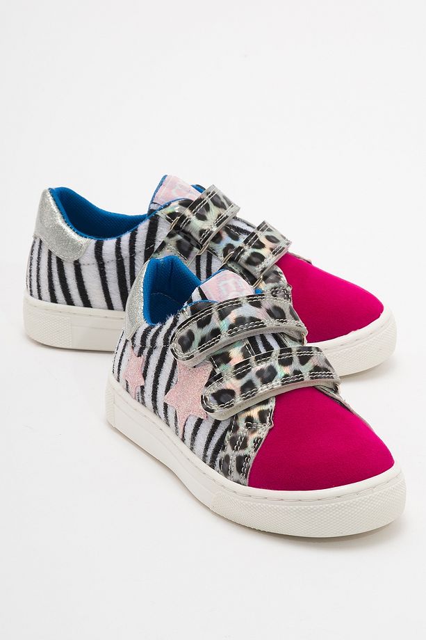 Kız Çocuk Fuşya Sneaker Ayakkabı - 2