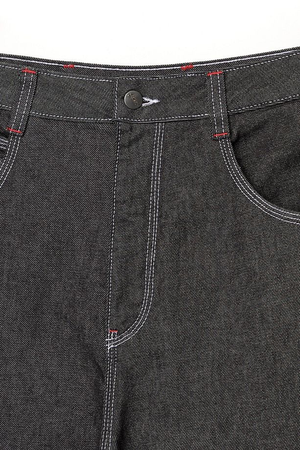 Carpenter süper bol denim bermuda şort - 7