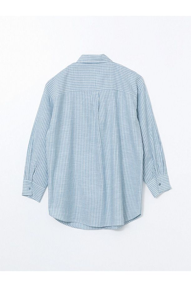 Çiçekli Oversize Kadın Gömlek Tunik - 6