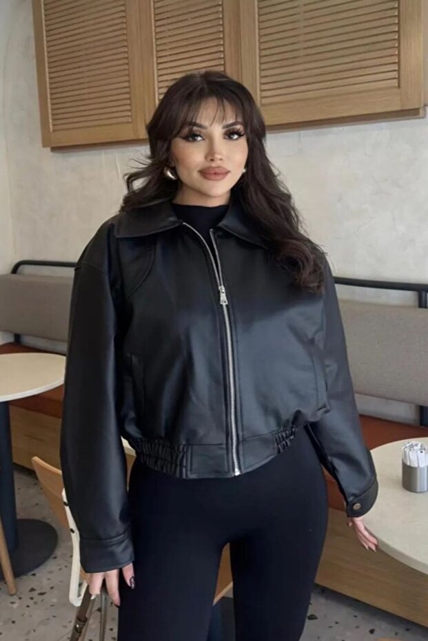 Deri Bomber Deri Ceket - 2