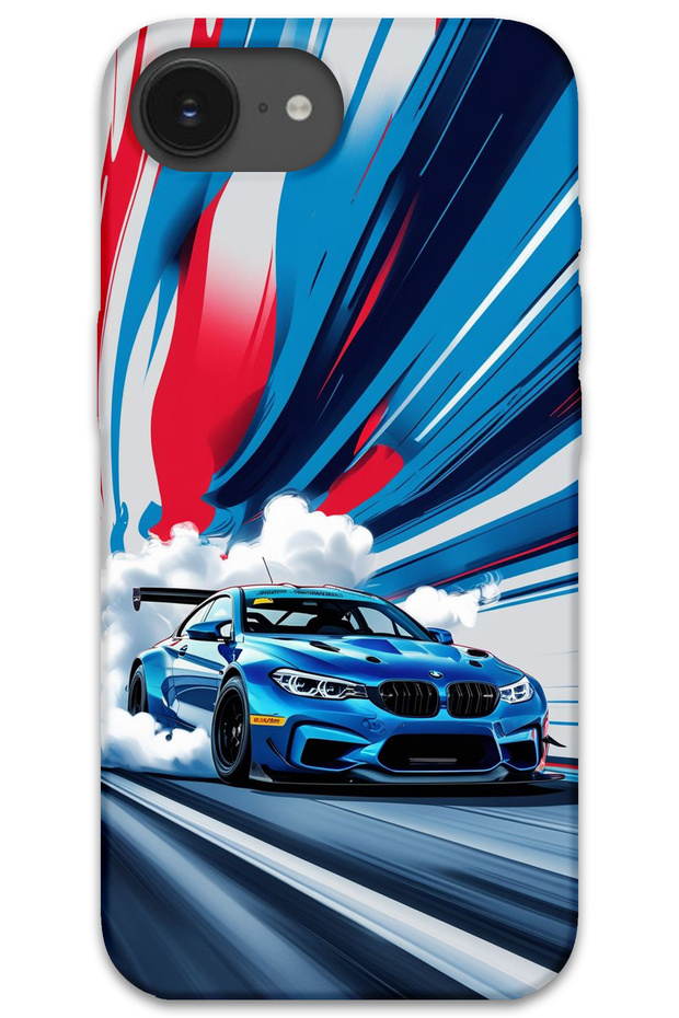 iPhone 16E Compatible Car Patterned Phone Case + Screen Protector - 5762
