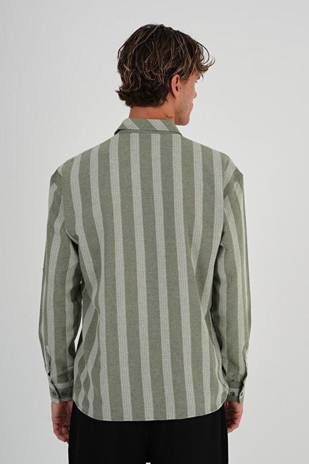 Nero Erkek Oversize Gömlek - 6