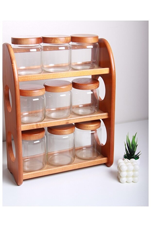 طقم برطمانات علب بهارات وتوابل - 1