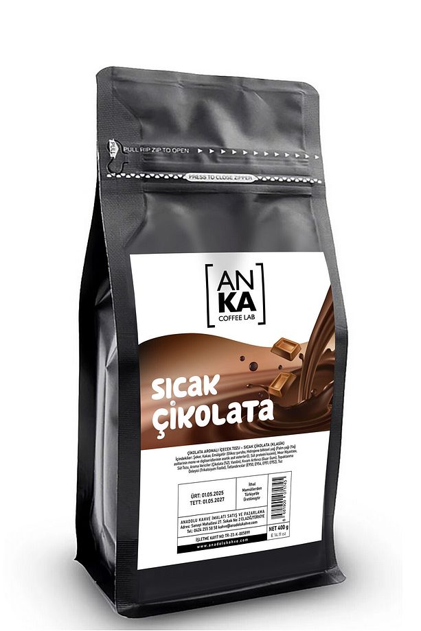 Sıcak Çikolata Aromalı Içecek Tozu 400g - 1