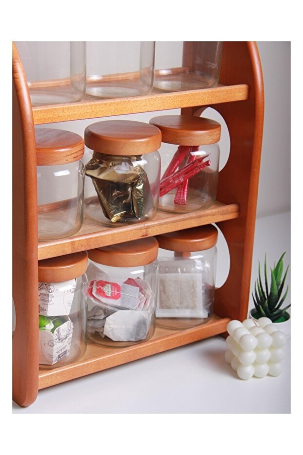 طقم برطمانات علب بهارات وتوابل - 5