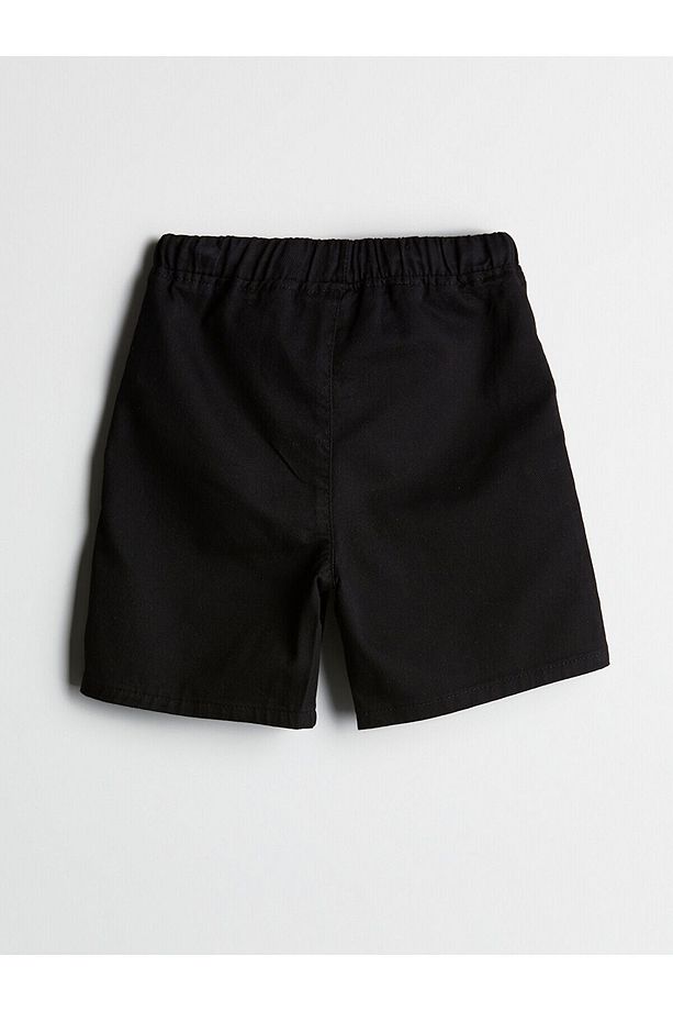 Beli Lastikli Erkek Çocuk Gabardin Şort - 3