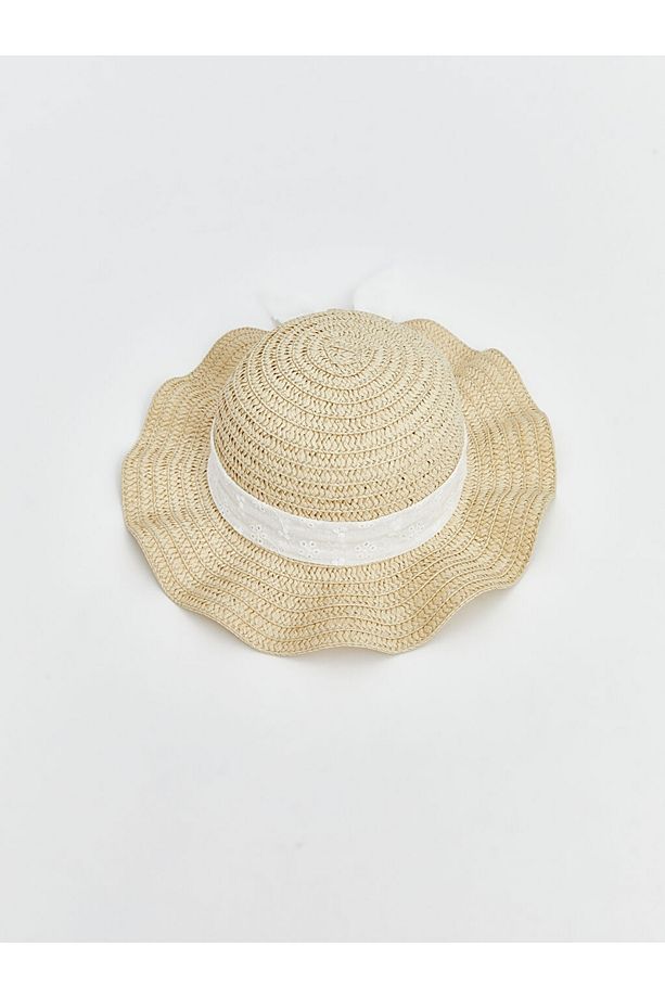 LCW ACCESSORIES Kız Çocuk Hasır Şapka - 3