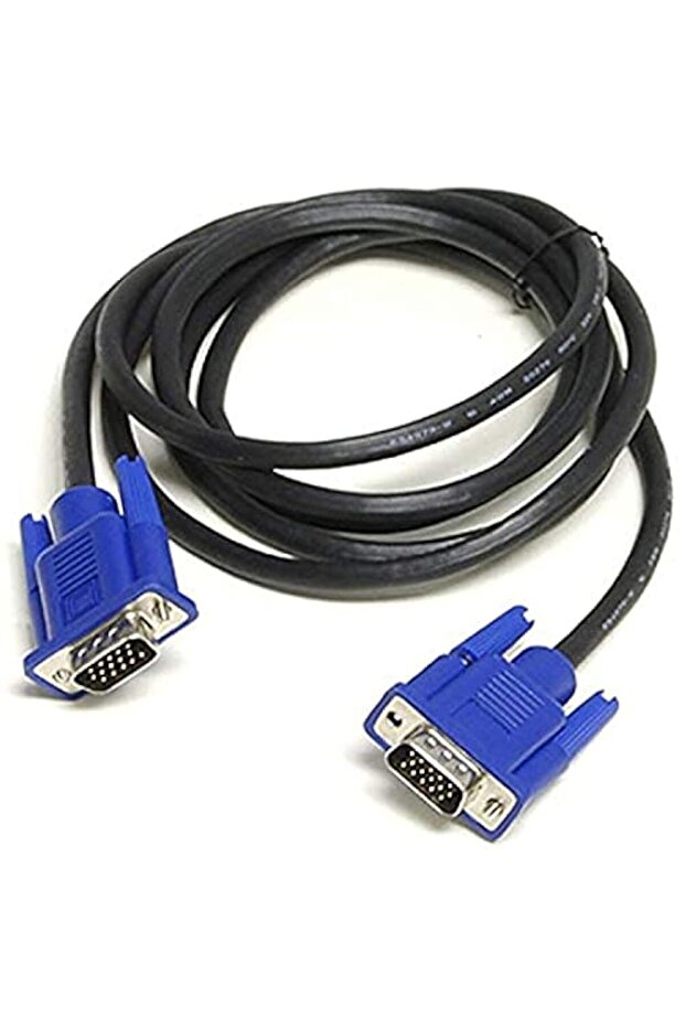 كابل VGA بطول 1.5 متر - أسود، لشاشة العرض