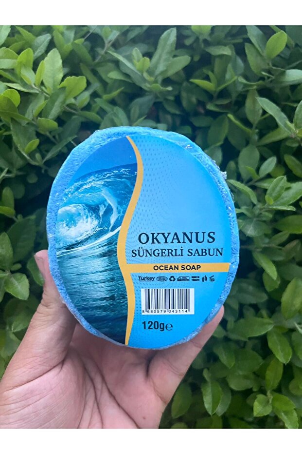Ocean Scented Natural Sponge Soap 120 Gr