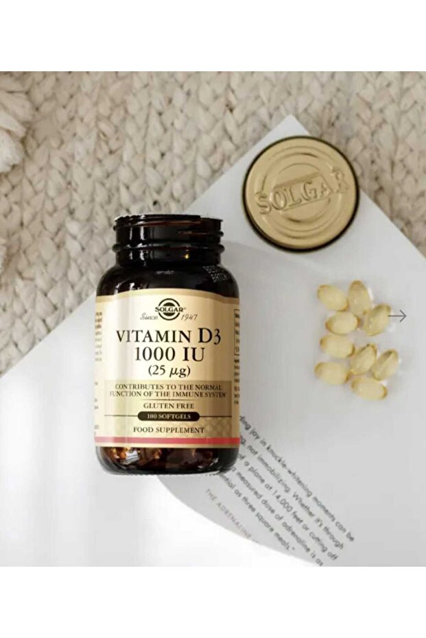 Vitamin D3 1000 Iu 25 Mcg 100 Yumuşak Kapsül - 2