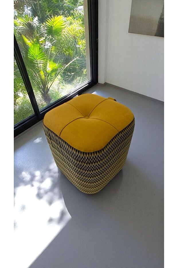 Sergent Sarı Puf - 4