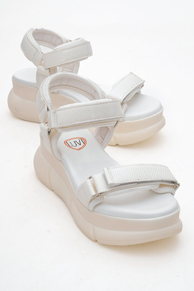 4760 White Women's Sandals