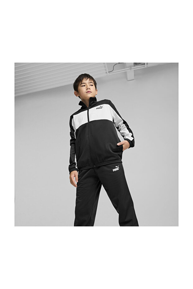 Garnitury dzianinowe, Regularne, Długi rękaw, Regularne, Kołnierz stojący, Kieszeń boczna, Dzianinowe, Blokowanie kolorów - 5