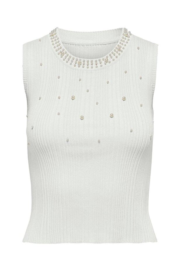 ONLMEG SL PEARL O-NECK EX KNT