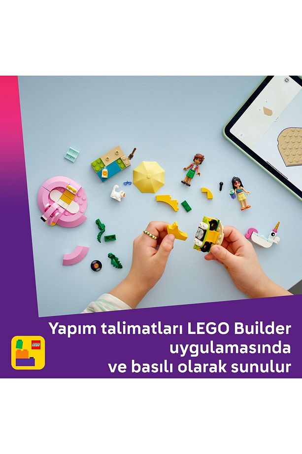 ® Friends Tek Boynuzlu At ve Flamingo Havuz Partisi 42658 - 5+Oyuncak Yapım Seti (99P) - 10