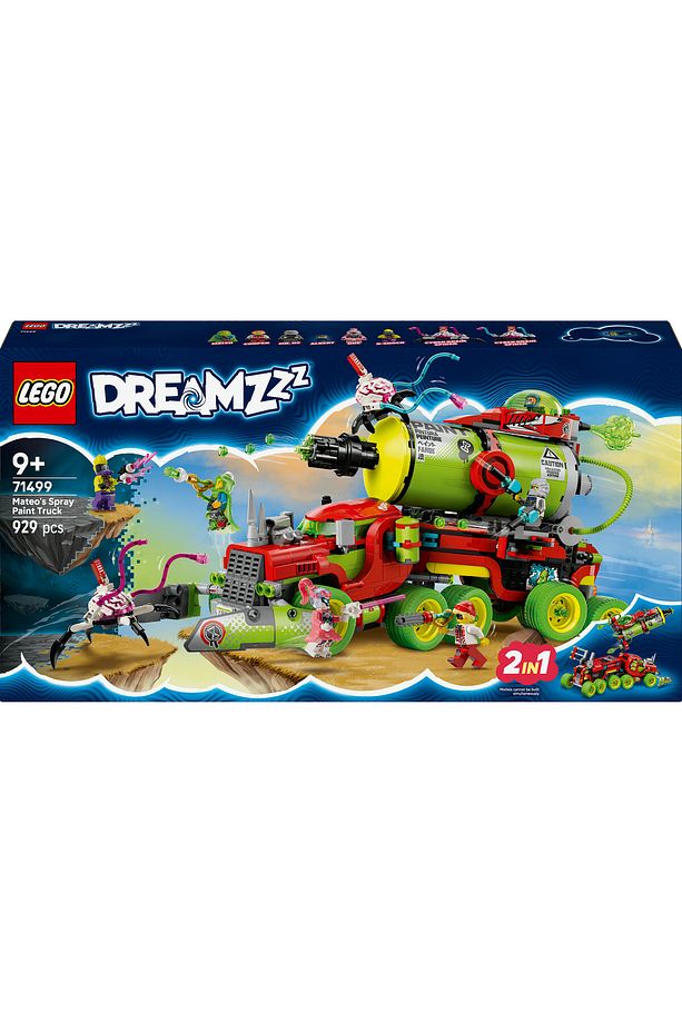 ® DREAMZzz™ Mateo’nun Sprey Boya Kamyonu 71499 - 9+ Yaratıcı Oyuncak Yapım Seti (929 Parça) - 4