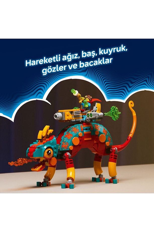 ® DREAMZzz™ Mateo’nun Ateş Bukalemunu 71492 - 7+ Yaratıcı Oyuncak Yapım Seti (443 Parça) - 10