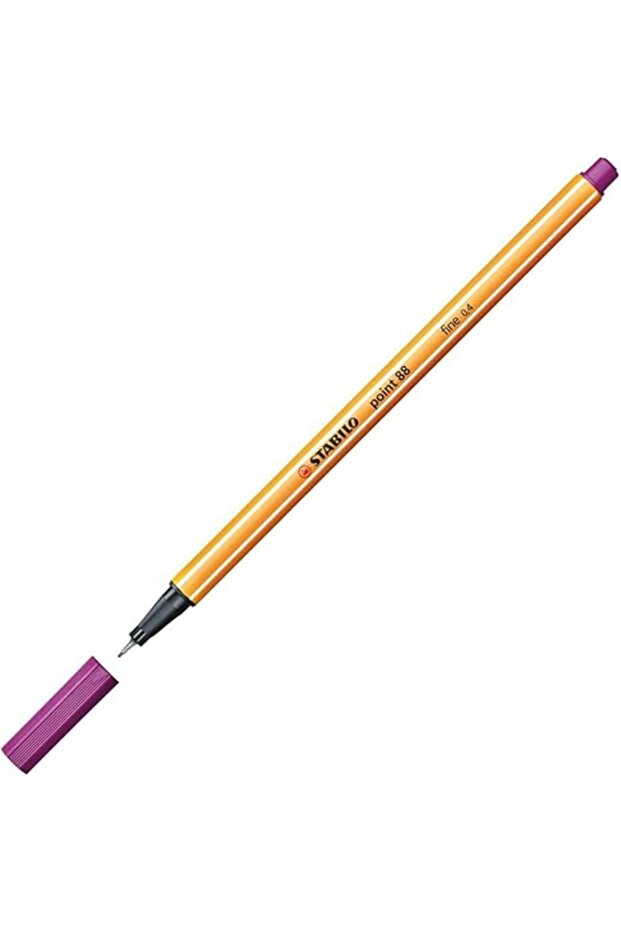 - İnce Keçe Uçlu Kalem - Point 88 - Lila - 1