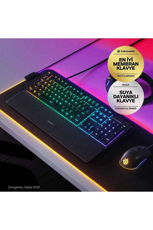 Apex 3 Ssk64808 Tr Q Rgb Membrane Kablolu Gaming (OYUNCU) Klavye - 4