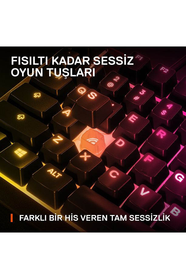 Apex 3 Ssk64808 Tr Q Rgb Membrane Kablolu Gaming (OYUNCU) Klavye - 6