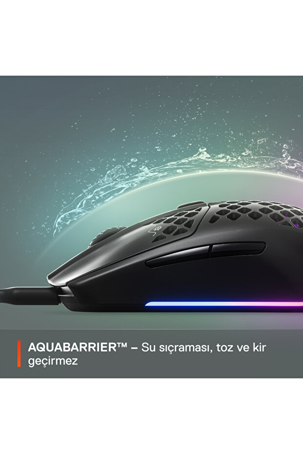 Aerox 3 Onyx 8500 Cpı 6 Tuş Rgb Optik Kablolu Gaming (OYUNCU) Mouse - 4