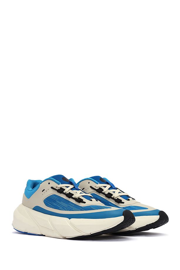 ACBC x DERİMOD Kadın Mavi Bağcıklı Kalın Tabanlı Sneaker 25SFD43516F - 3
