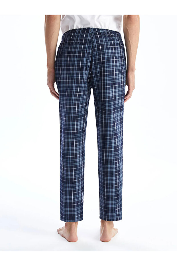 Standart Kalıp Ekose Erkek Pijama Alt - 2
