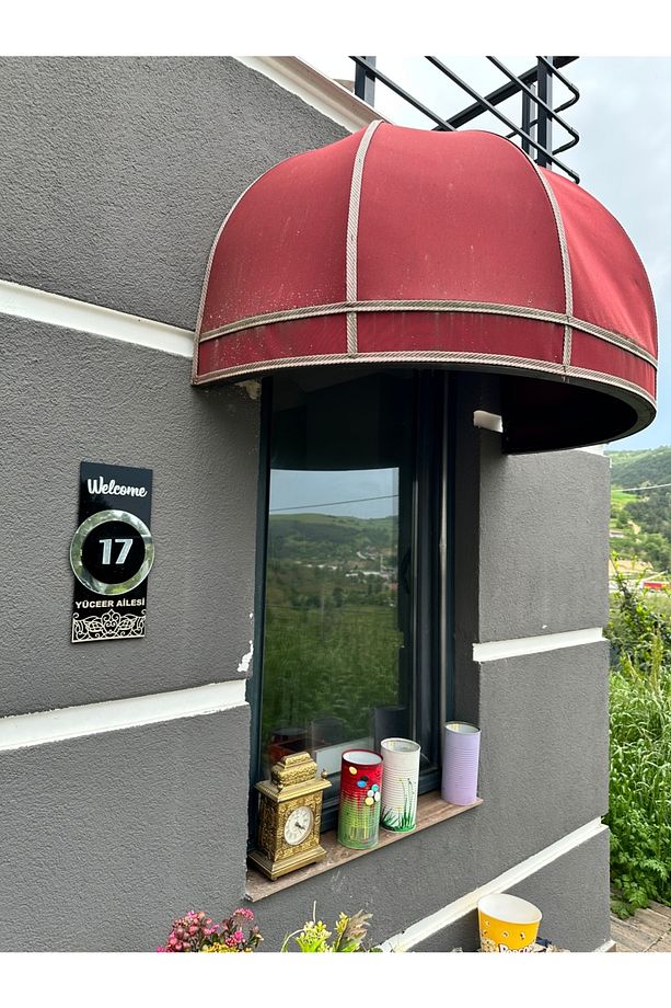 3D Avantgarde Retro Villa, Ev, OTEL - Daire Önü Numara-İsimlik Türkiye de TEK! - 8