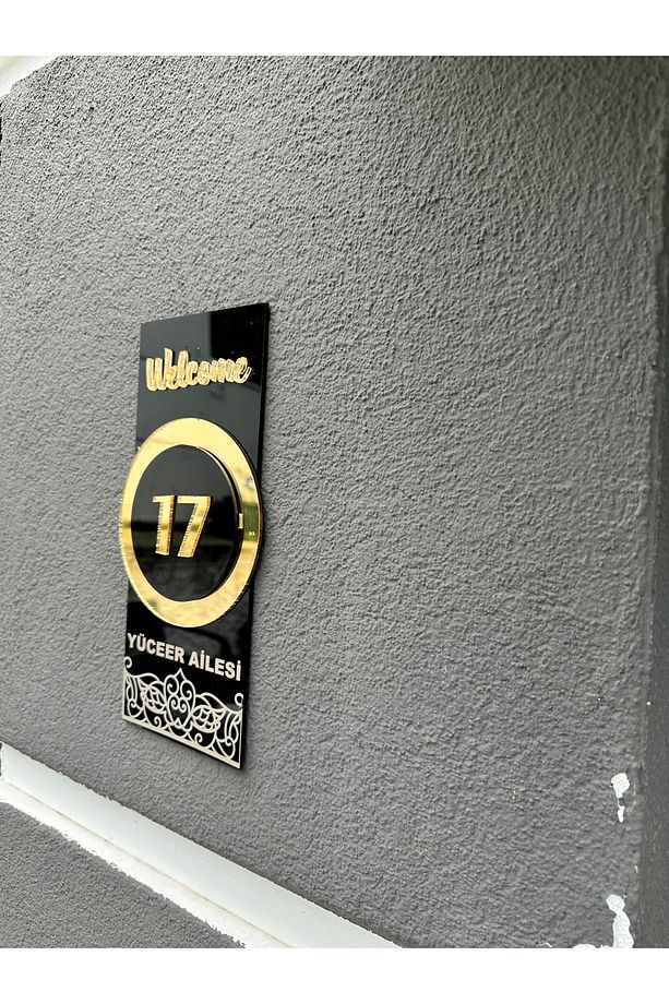 3D Avantgarde Retro Villa, Ev, OTEL - Daire Önü Numara-İsimlik Türkiye de TEK! - 5