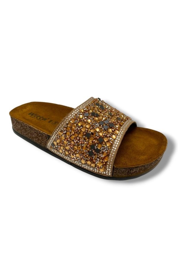 55406-25 Mixed Stone Anatomical Women's Slippers