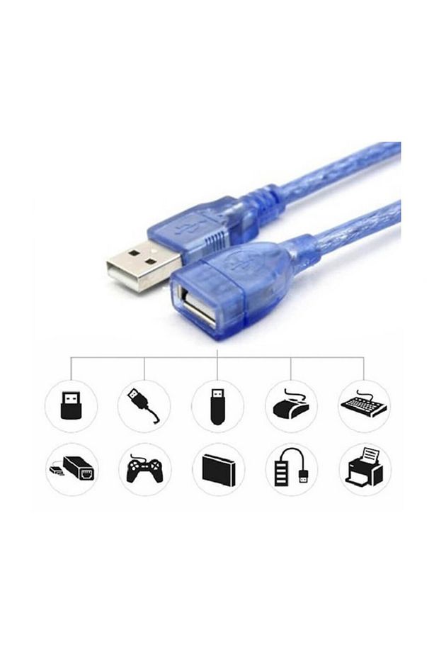 1.8 Metre Usb Erkek To Dişi Uzatma Uzatıcı Ara Kablo Usb Extension Cabble 1.8m Yüksek Hız Kablo - 6