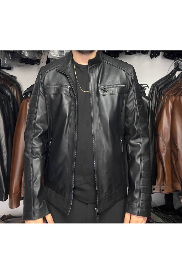 سترة جلدية للرجال - 2