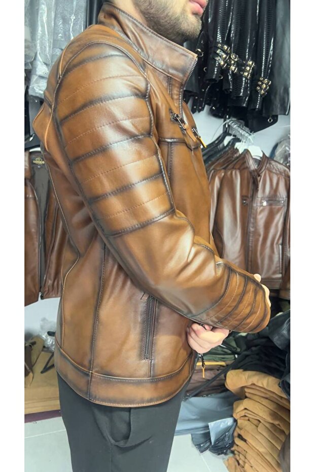 سترة جلدية للرجال - 2