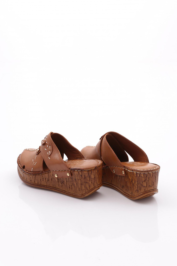 216-2064 Kadin Mega Kalin Taban Terlik - 3