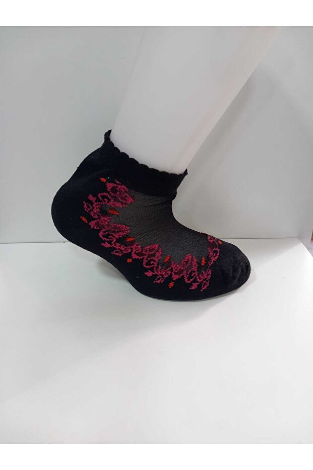 kadın şeritli tül çorap - 1