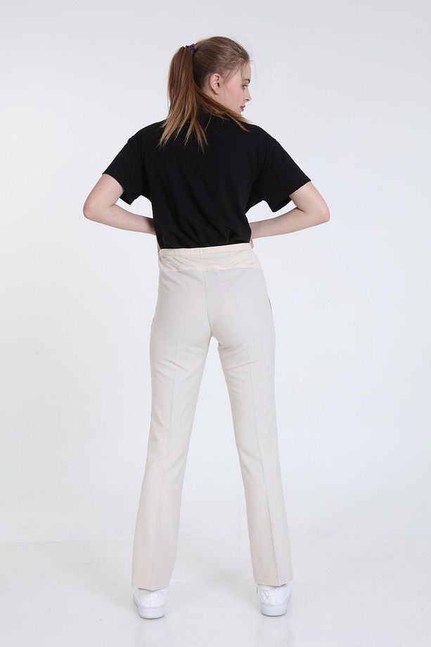 HAMİLE İSPANYOLPAÇA KUMAŞ PANTOLONU BELİ AYARLANABİLİR - 7