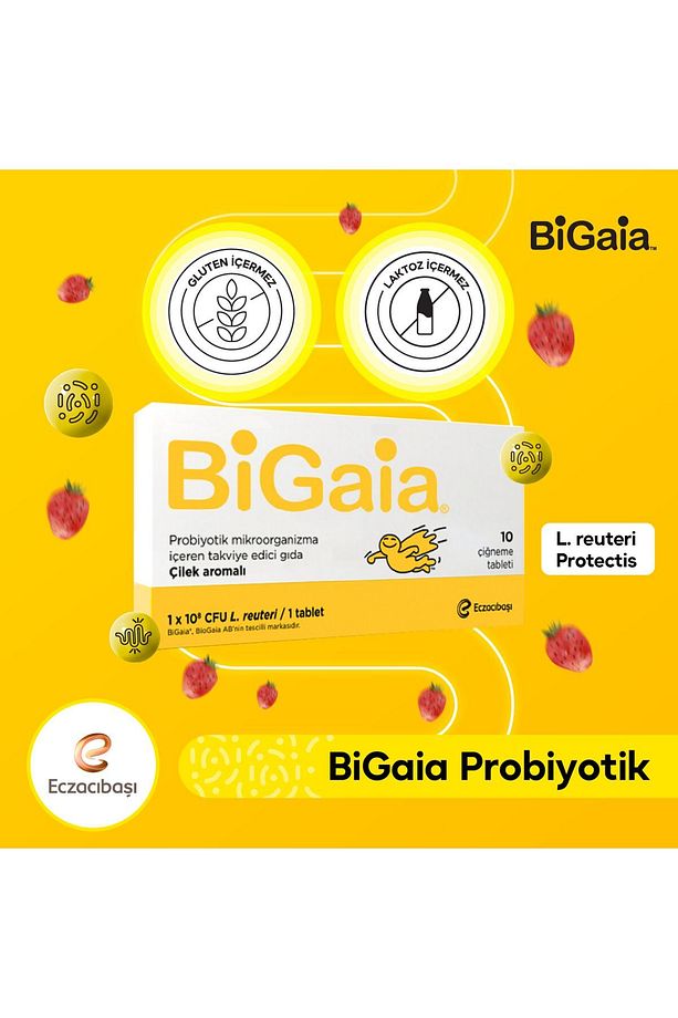 Probiyotik Çilek Aromalı Çiğneme 10 Tablet - 3