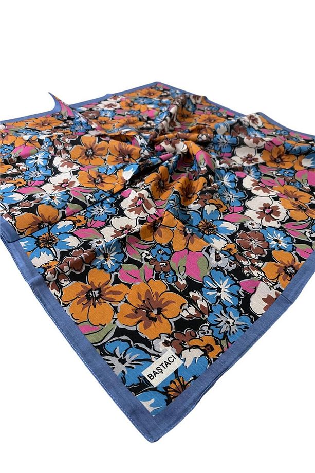 BAŞTACI SOFT 0202 SOFT MAVİ EŞARP - 3