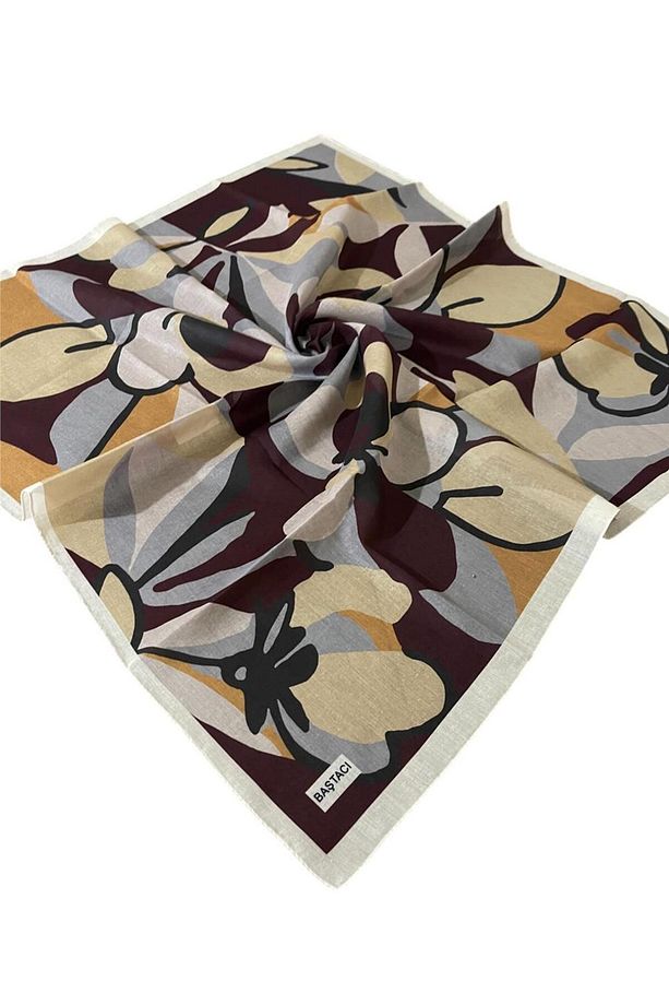 BAŞTACI SOFT 0201 SOFT BORDO EŞARP - 1