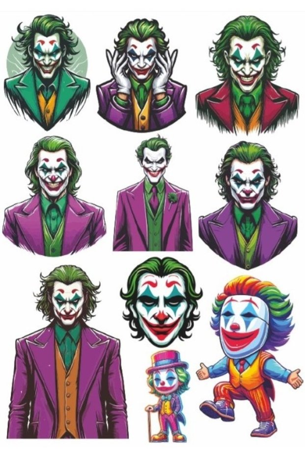 Joker Sticker Set