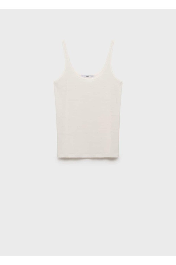 Keten askılı bluz - 3