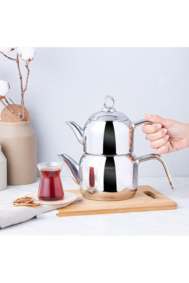 PASLANMAZ JUMBO ÇAYDANLIK SETİ - 2