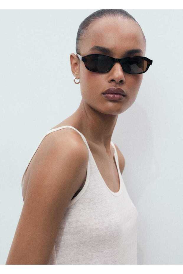 Keten askılı bluz - 7