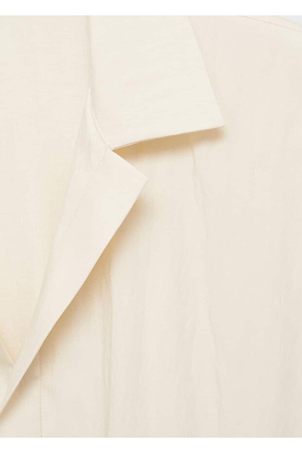 Kabarık kollu crop gömlek - 6