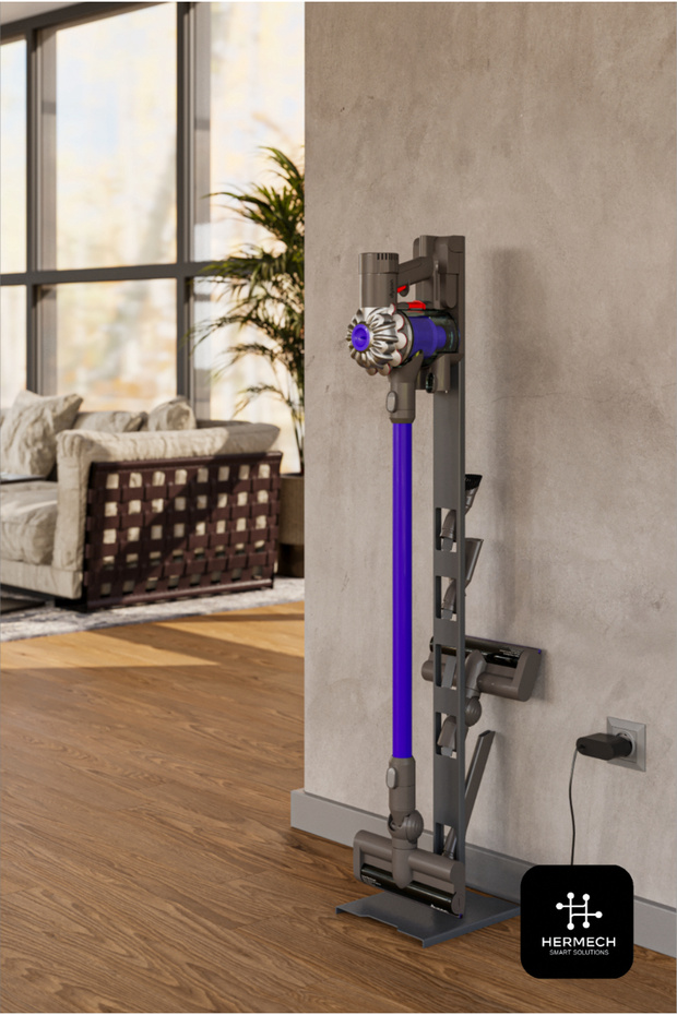 Dyson Uyumlu Ayaklı Ünite Süpürge Standı Tüm Seriler Ile Tam Uyum Gen5 Detect V8 V9 V10 V11 V12 V15 - 3