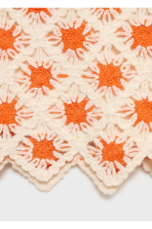 Kroşe mini etek - 5