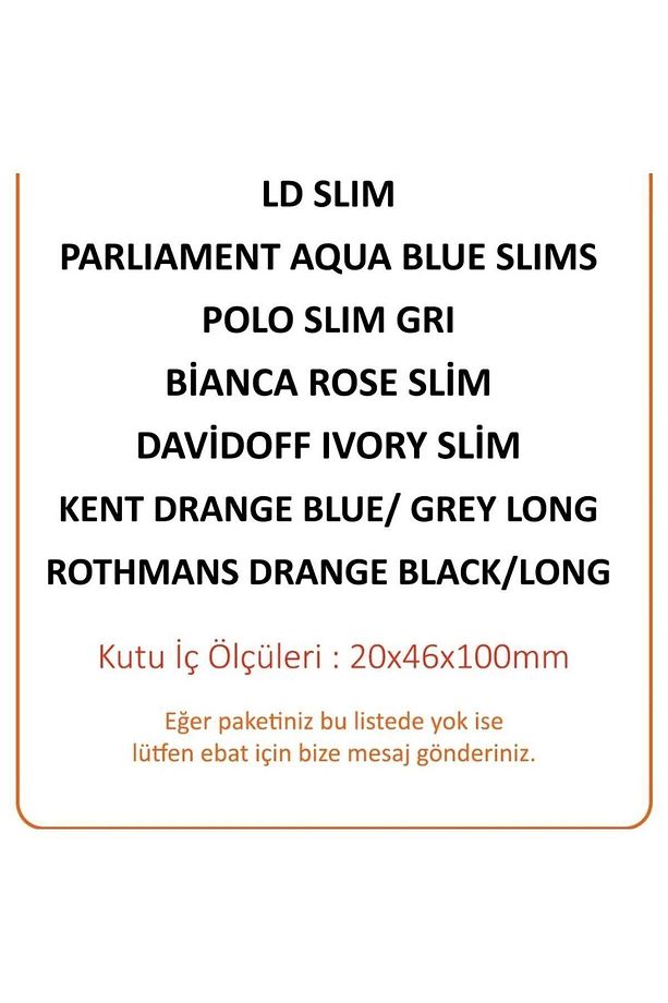 Taşli Sigara Kutusu (d Range Long ) - 2