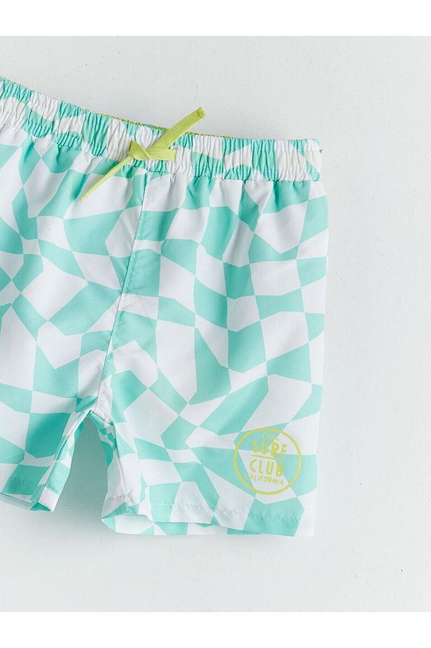 LCW Kids Beli Lastikli Baskılı Erkek Çocuk Yüzme Şort (S5) - 3