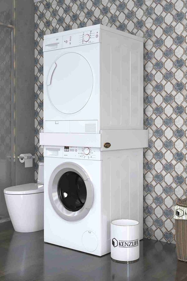 çamaşır&bulaşık makinesi dolabı kakılı byz 015*074*74 banyo aparatı 70*70 iç hacim - 1